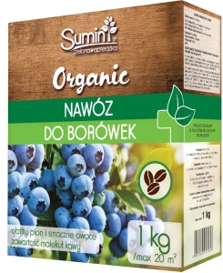 SUMIN NAWÓZ ORGANICZNY GRANULOWANY DO BORÓWEK 1 ORGANIC
