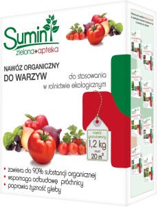 SUMIN NAWÓZ DO WARZYW ORGANICZNY GRANULOWANY