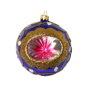 Bombka Choinkowa Reflektor Niebieska