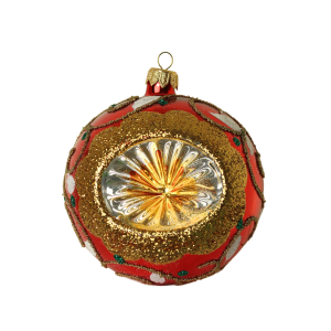 Bombka Choinkowa Reflektor Czerwona